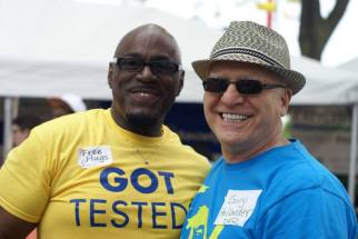 Ronnie Grace at PrideFest 2014.