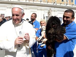 Pope with Dog